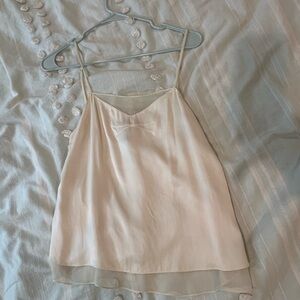 Rag & bone silk and crepe camisole